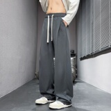 2025新款男士春秋季大码休闲直筒裤潮流运动裤子CK2571-特P39，女装休闲裤，电商A076