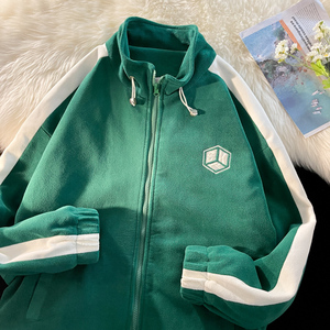 春季刺绣立领夹克外套男潮流港风情侣棒球服港风摆拍3JK20666-P80