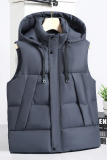 秋冬款时尚羽绒棉马甲男加厚保暖背心坎肩连帽外套MJ99868-特P55，男装背心/马甲，电商A076