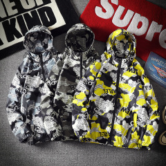 Couple coat men and women autumn trend casual hooded windbreaker men's 2020 new spring and autumn jacket