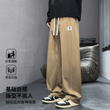 春秋季新款大码休闲裤男士宽松直筒裤条纹运动卫裤CK2575-特P35，男装休闲裤，电商A076