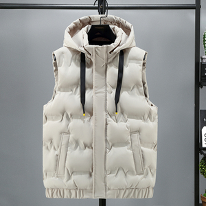 秋冬季棉马甲男士工装可拆卸帽加厚保暖背心外套MJ2318-特P70，男装背心/马甲，电商A076