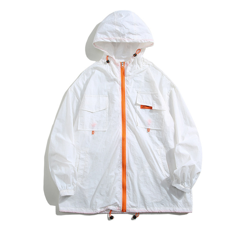 夏季工装外套男超薄透气宽松情侣防晒衣服港风摆拍2FS600501-P40,男装夹克,电商A076