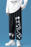 卫裤情侣男女九分裤束脚运动长裤子港风中性风C，男装休闲裤，电商A076