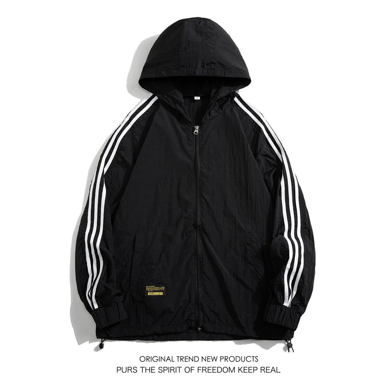 夏季工装外套男超薄冰丝防紫外线情侣防晒衣服白底图4FS19603-P30图片