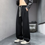 2025新款男士春秋季大码休闲直筒裤潮流运动裤子CK2571-特P39，女装休闲裤，电商A076