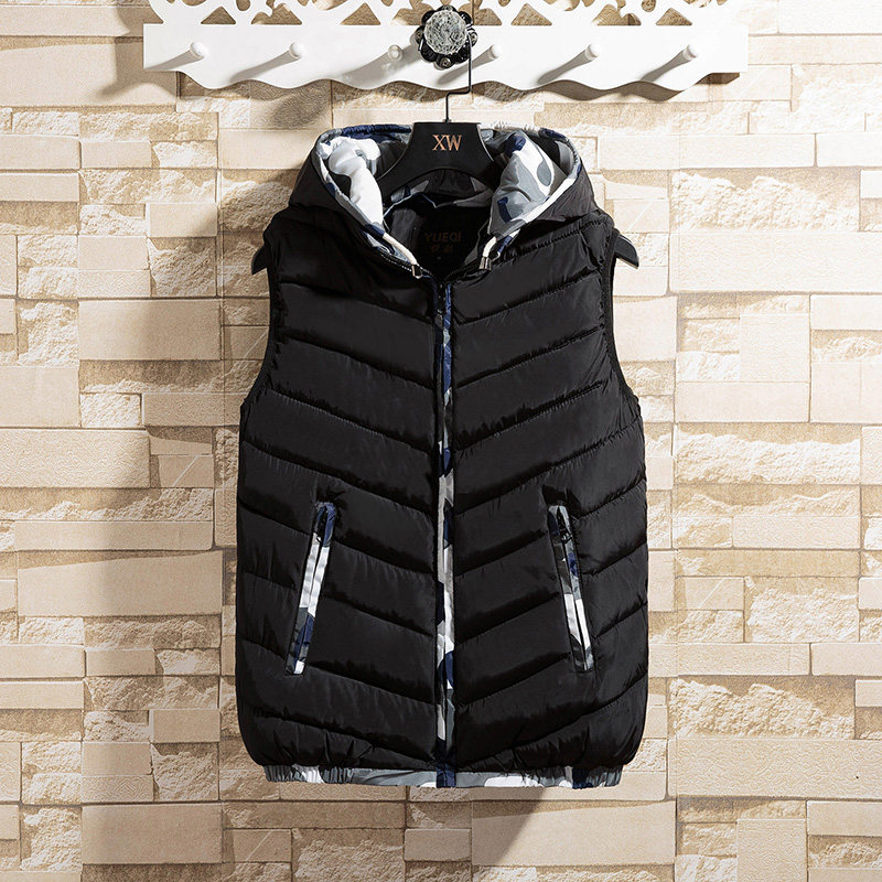 情侣马甲男秋冬季韩版潮流修身羽绒棉坎肩外套加厚马夹3MJ602，男装背心/马甲，电商A076