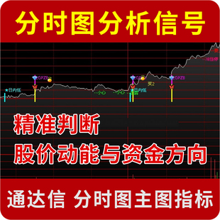 通达信 分时图做T指标 分时分析指标 精准判断股价动能与资金方向