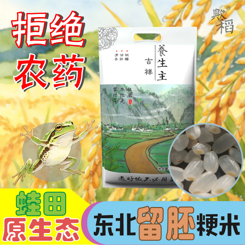 胚芽米小町香米大米不抛光圆粒粳米东北农家自种新米无农药原生态