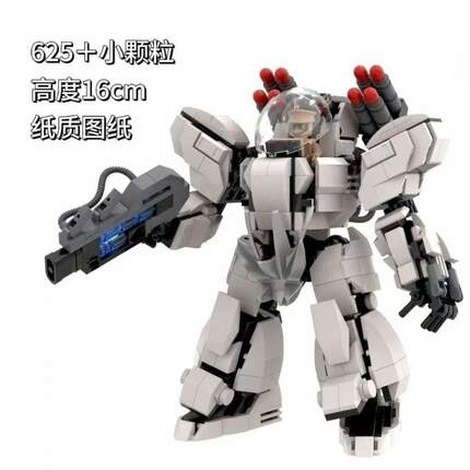 新品积木MOC可载人机甲航空太空人益智手办拼装玩具模型男孩礼物