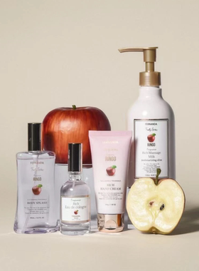 现货秒发日本fernanda苹果香水香氛身体乳护手霜身体喷雾果香