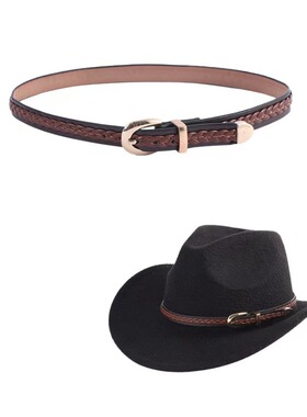 跨境牛仔帽帽带民族风皮革配饰草帽礼帽装饰带服装饰品配件围带