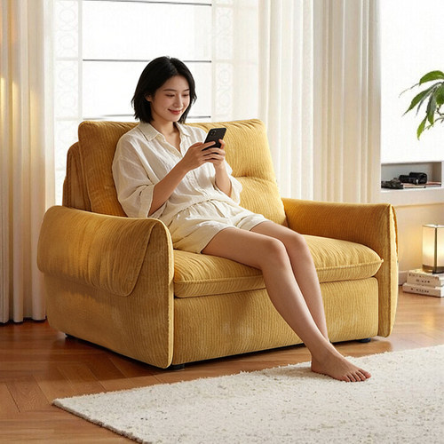 电动功能小户型折叠伸缩沙发床