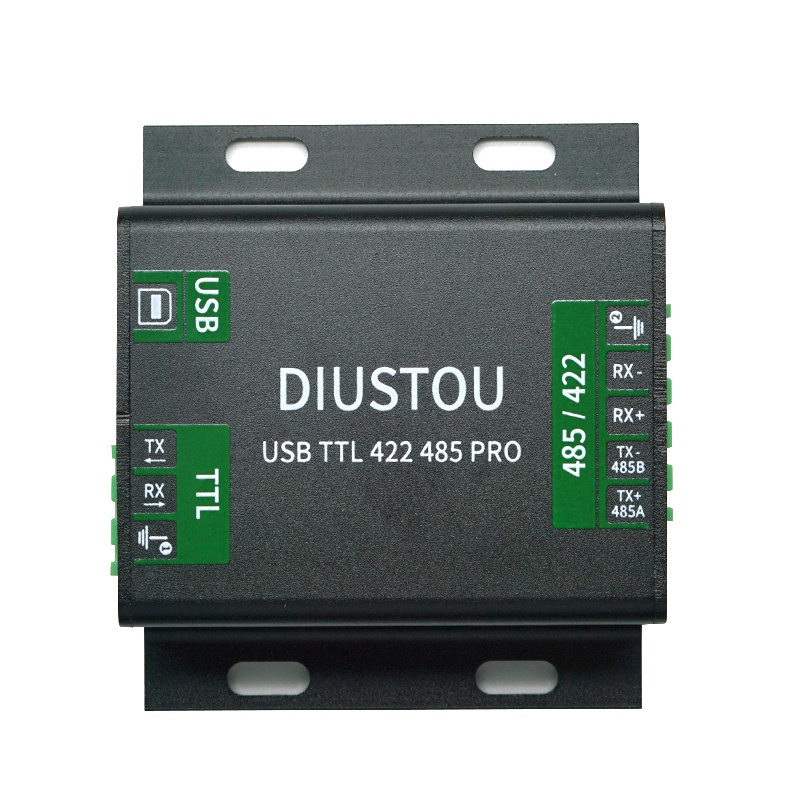 丢石头多功能USB-TTL-RS422/RS485互转通信 带隔离工业级串口模块