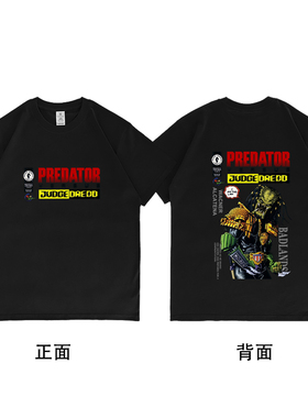 铁血战士杀戮之地T恤 2025电影周边新品半袖圆领男女时尚个性上衣