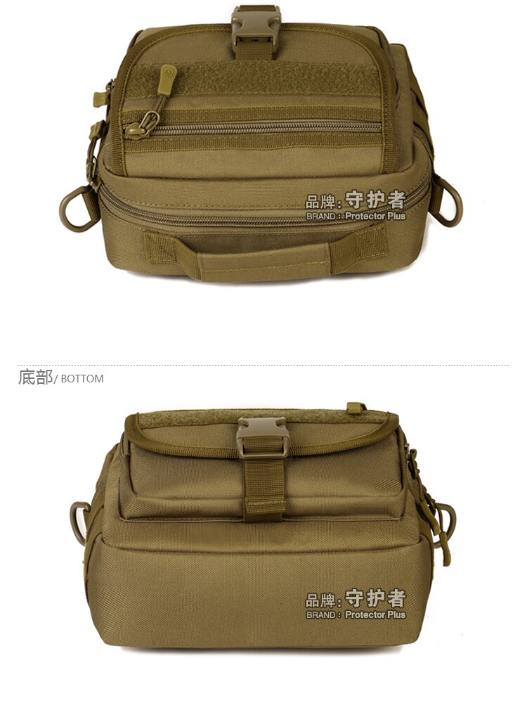 GUARDIAN MULTIFUNCTIONAL WAIST BAG MENS AND WOMENS SPORTS SINGLE SHOULDER LURE BAG MOUNTAINEERING AND CYCLING CROSSBODY CANVAS EXTERNAL EXPANSION BAG