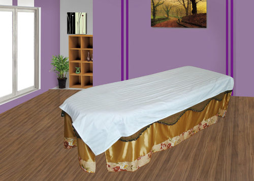 涤棉白色无洞推拿宾馆包邮床单