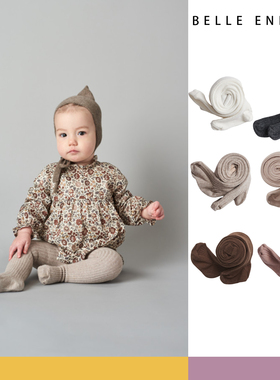 4Z 现货BELLE ENFANT女宝宝连裤袜春秋冬婴儿好穿百搭打底0-2岁