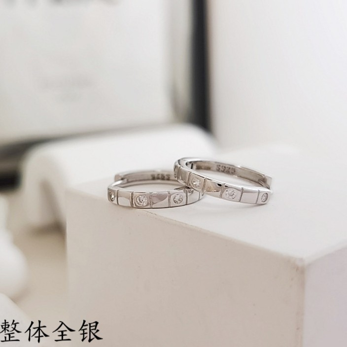 通体S925纯银耳扣锆石耳坠百搭大耳垂耳环小众日常耳圈