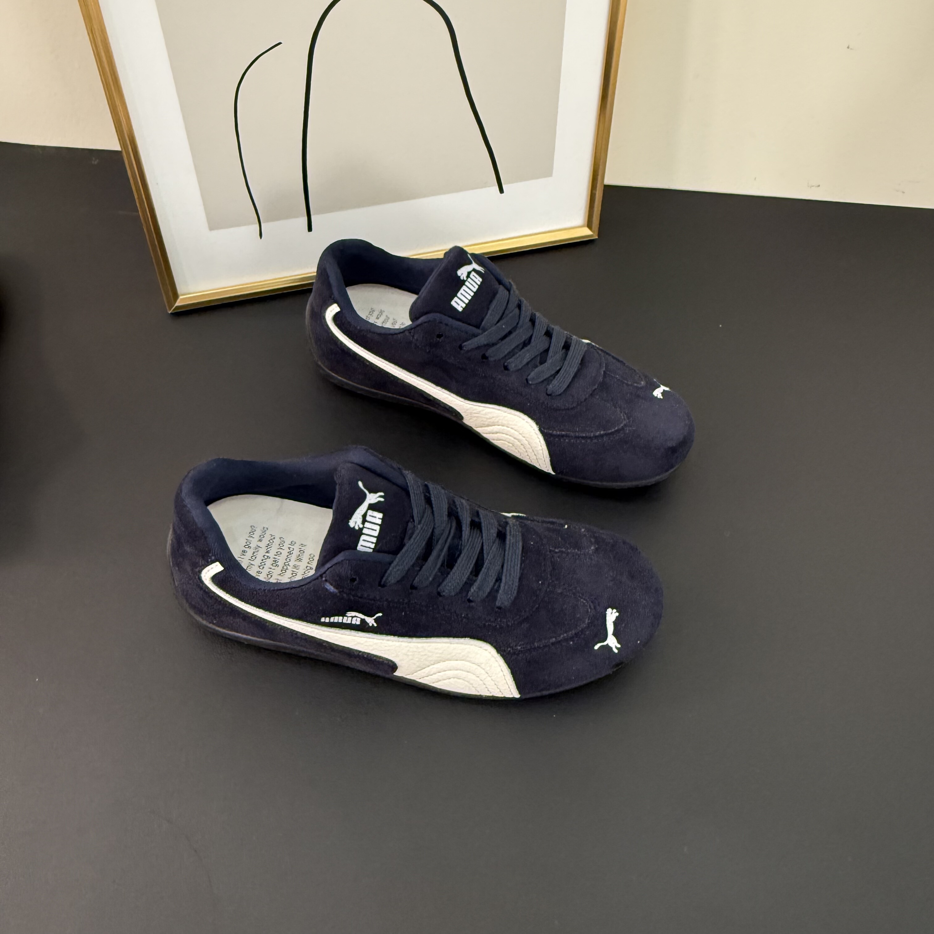 2025新款德训鞋女复古百搭休闲运动板鞋平底阿甘鞋