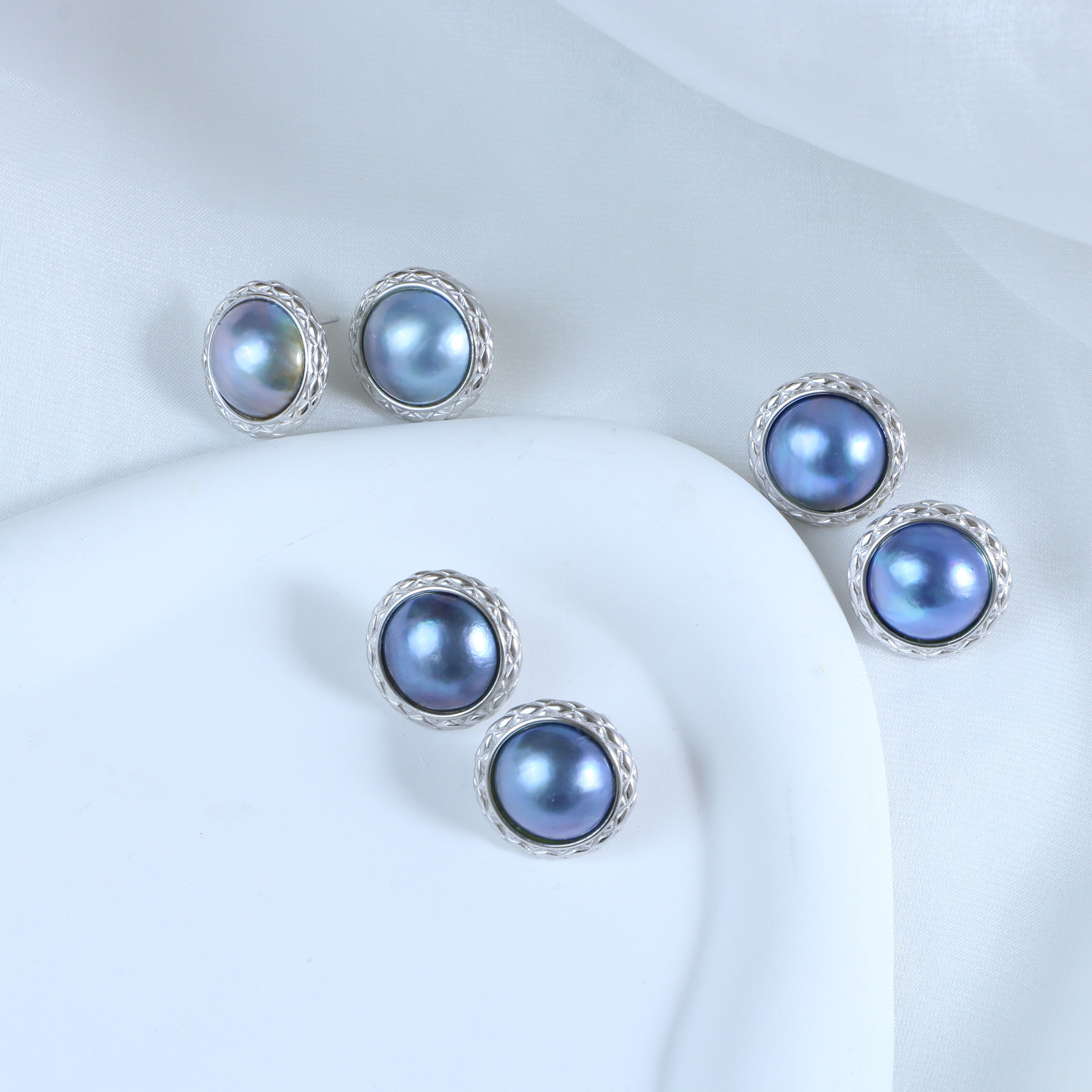 【可乐优选】天空蓝15-16mm海水马贝珍珠耳钉（多样性发货1）,珠宝/钻石/翡翠,耳饰,淘宝优惠券,粉丝福利购,淘宝优惠卷