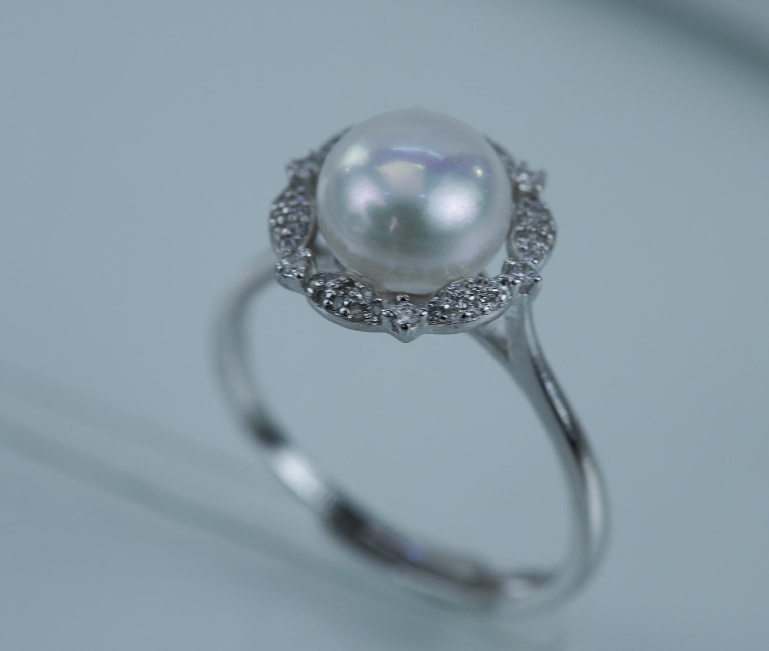 【可乐优选】925银9-10mm极光无核太阳花戒指