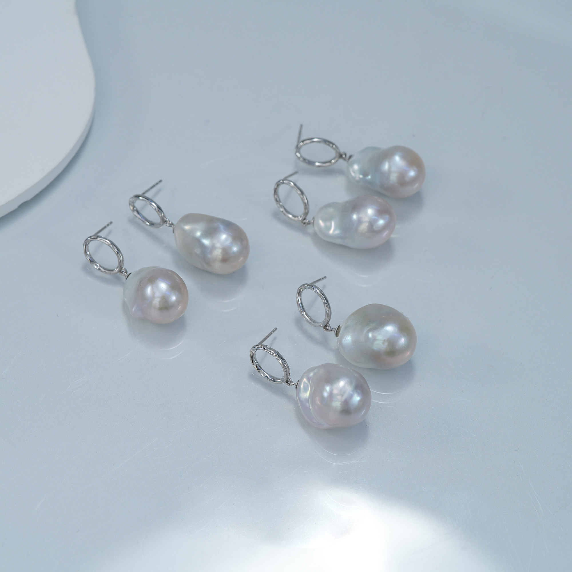 925银12-13mm巴洛克耳钉（多样性发一）,珠宝/钻石/翡翠,耳饰,淘宝优惠券,粉丝福利购,淘宝优惠卷