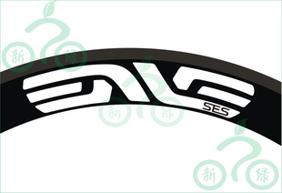 6条 SES 一轮份 白标 公路车700c轮组碳圈轮圈刀圈贴纸