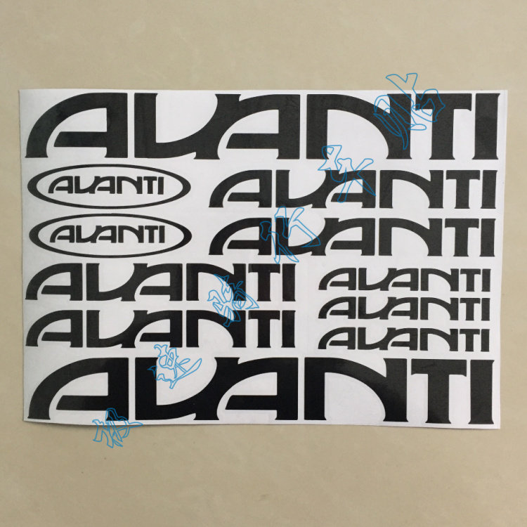 AVANTI自行车车架贴纸雕刻镂空
