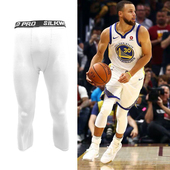 运动紧身长裤 跑步健身训练丝袜速干打底高弹透气保暖 篮球七分男裤