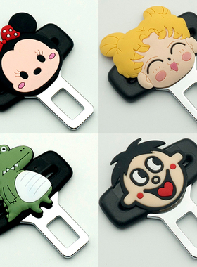 安全插卡扣汽车插带叉口卡头片防响免响miniCABRIO CLUBMAN JCW