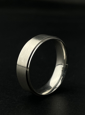 男女通用钛钢简约戒指超低价