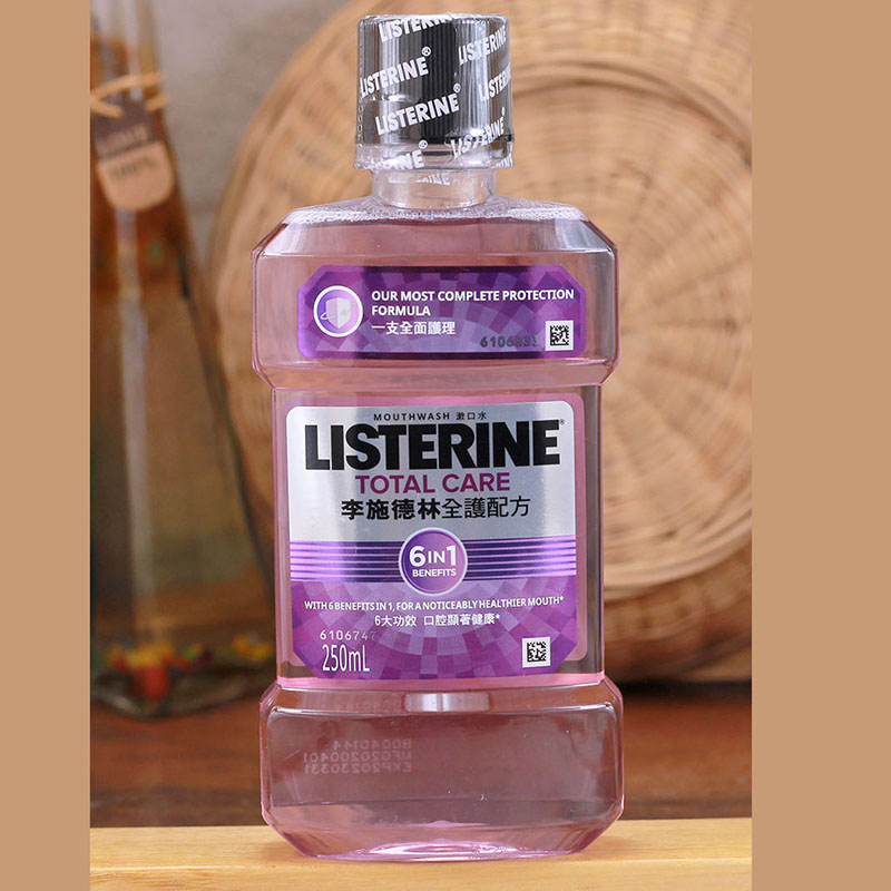 进口港货紫色全护漱口水李施德林