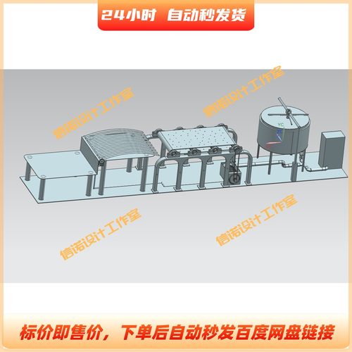 自动煎饼机设计（三维UG模型图纸+设计文档）