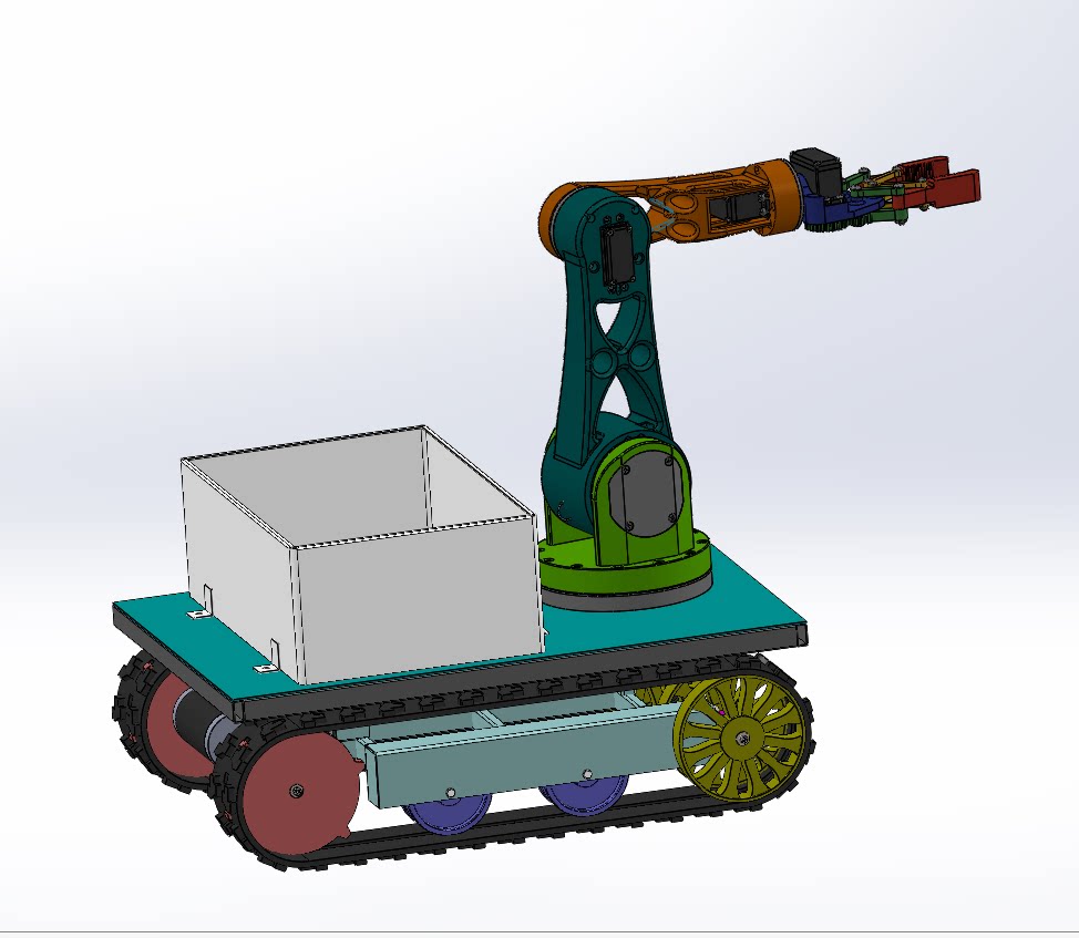 과일 따기 로봇 3D 모델 디자인 3D 모델 솔리드웍스 도면 3D 모델링 파일 소재