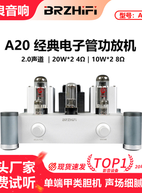 伟良A20 EL34单端甲类电子管胆机 电子管纯胆功放机 论美300B