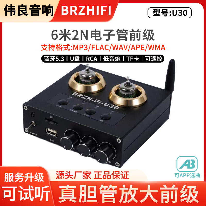 伟良音响BRZHIFI胆前级蓝牙5.3