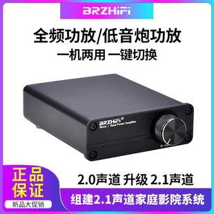 5.1 OUT接2.1 7.1 SWF 大功率单声道低音炮中置功放AV家庭影院SUB