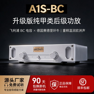 A1S-BC 伟良音响BRZHIFI家用大功率高保真纯甲类功放机后级