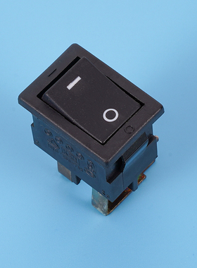 日本EDK全新库存翘板按键开关小船型电源开关2档4脚弯脚10A250V