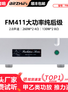 伟良音响甲乙类功放FM411纯后级