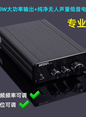 伟良音响BRZHIFI数字低音炮成品板TPA3255大功率600W低频频率可调