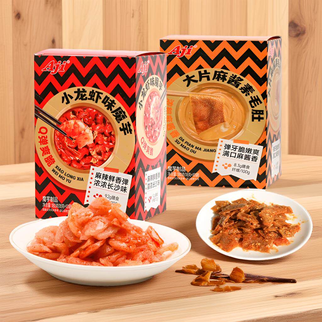aji素毛肚鲜香小龙虾味休闲零食