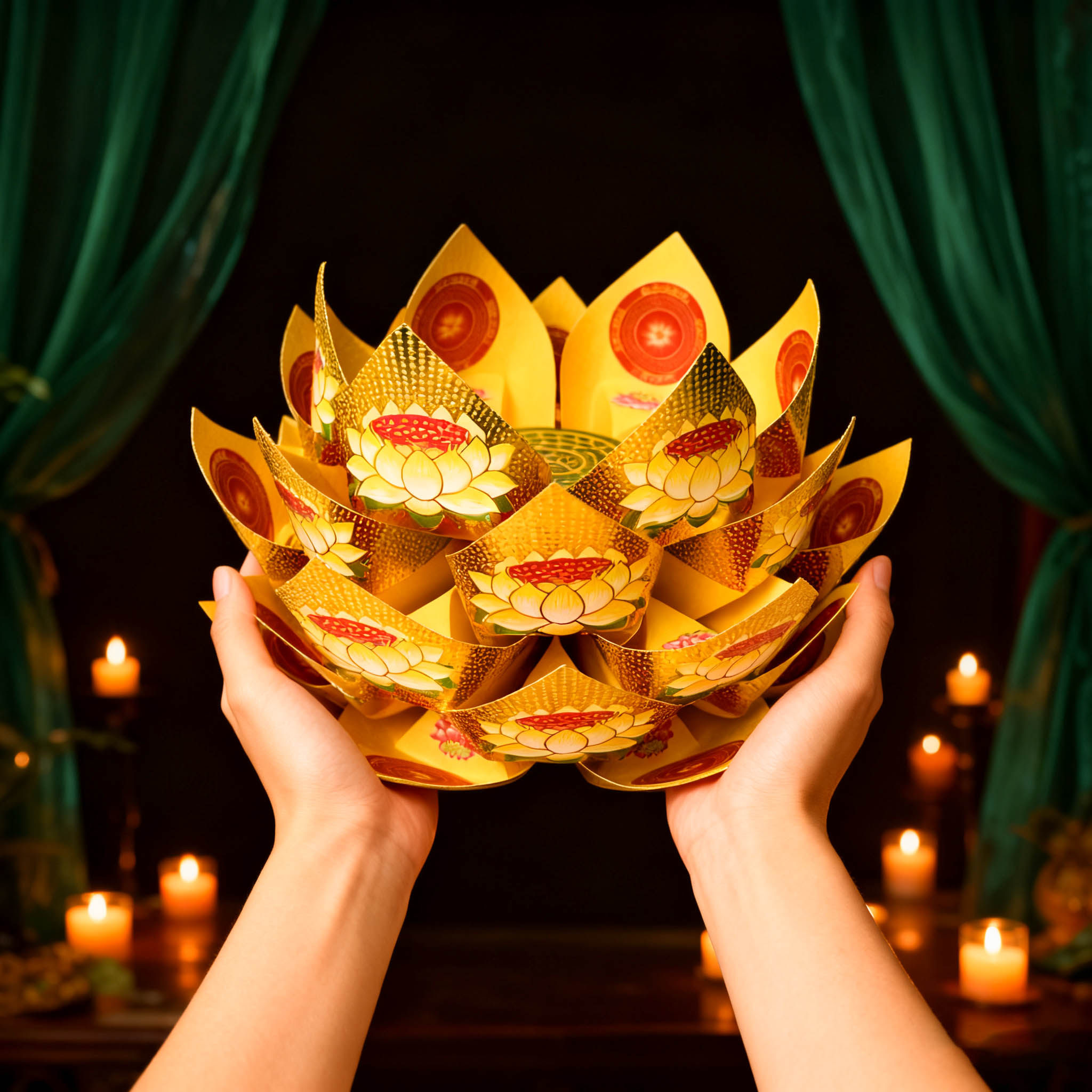 宠物殡葬祭祀小狗小猫烧纸钱祭奠纸品去世头七三七尾七宠物金莲花
