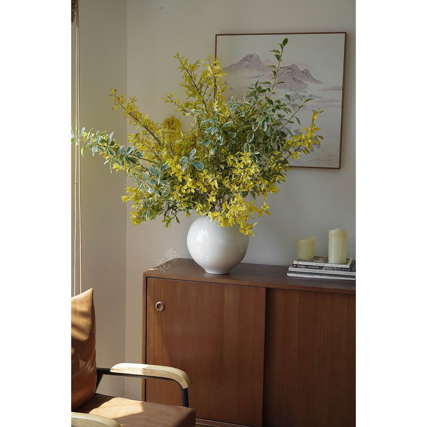 新鲜黄金叶鲜切花【鲜花】【真花】大型空间混搭组合花艺花瓶插花,鲜花速递/花卉仿真/绿植园艺,花材,淘宝优惠券,粉丝福利购,淘宝优惠卷