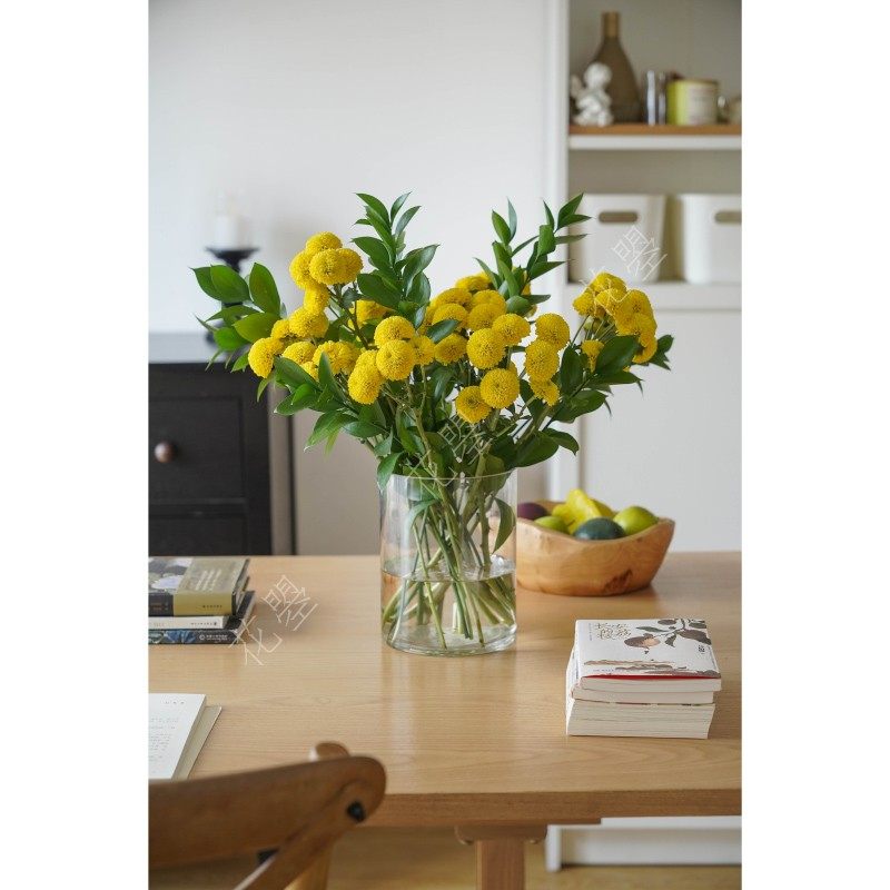 柠檬黄小雏菊鲜花橘叶桔叶鲜切花鲜花水养真花瓶插花组合混搭花艺,鲜花速递/花卉仿真/绿植园艺,花材,淘宝优惠券,粉丝福利购,淘宝优惠卷