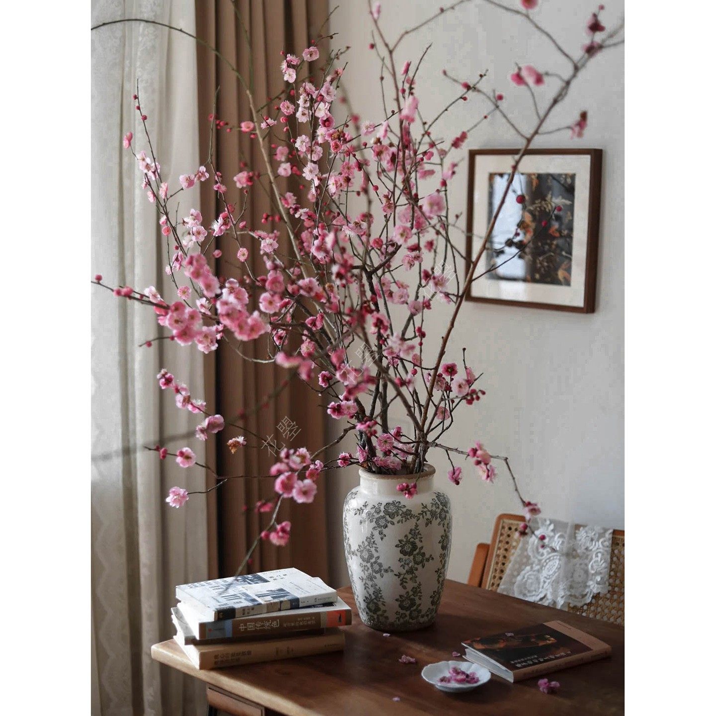 新鲜采摘春梅花鲜花水养粉梅花枝条红梅花瓶插花茶席茶室工作室花,鲜花速递/花卉仿真/绿植园艺,花材,淘宝优惠券,粉丝福利购,淘宝优惠卷