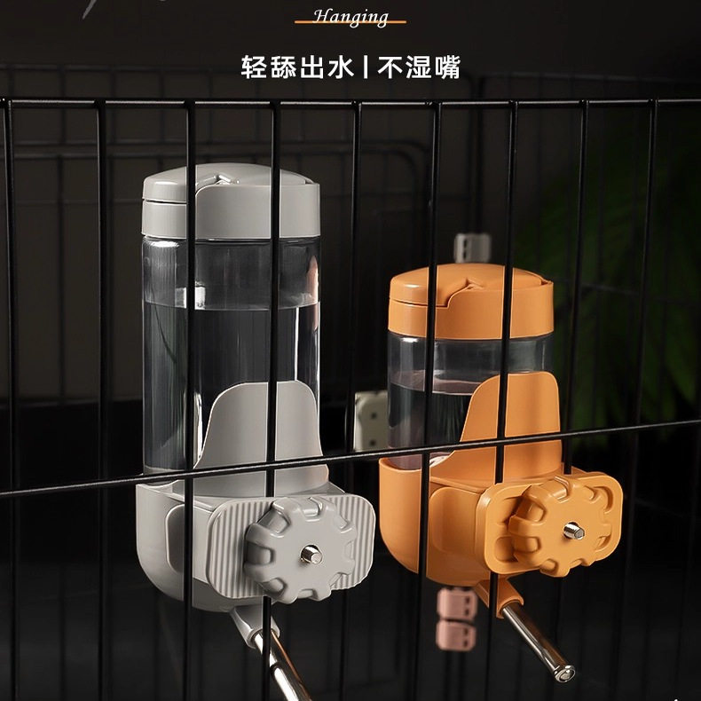 宠博士狗狗饮水器挂式水壶猫咪饮水机宠物喝水器不湿嘴悬挂兔喂水