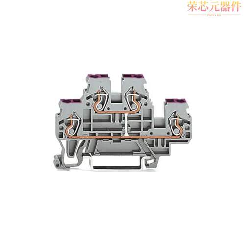 870-509原装「DOUBLE-DECK TERMINAL BLOCK; 4-CO」正品