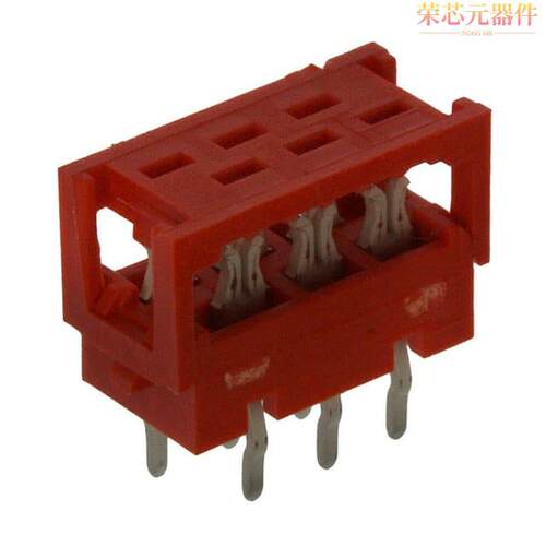 215570-6原装「CONN DIP HDR IDC 6POS 28AWG PCB」正品